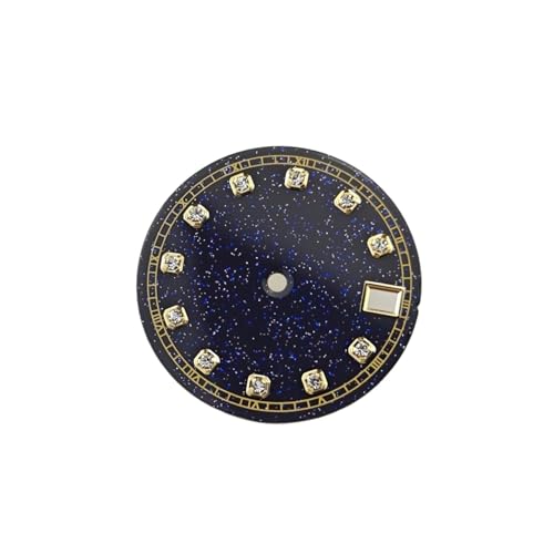 Cadran de montre 28.5mm NH35 diamant or pour modification horlogère