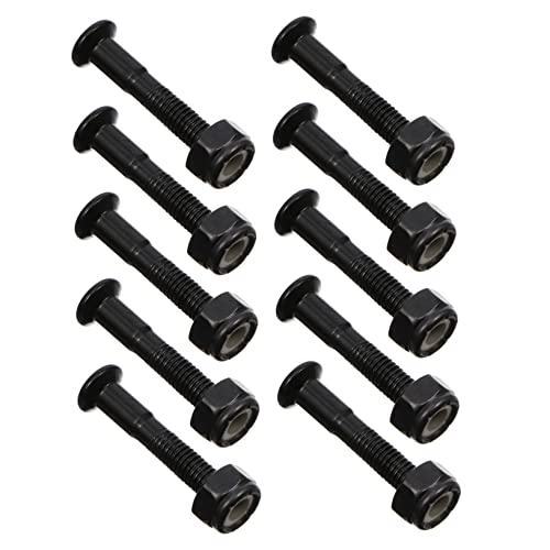 Yardwe 40-Piece Set Skateboard Bridge Pins Hardware Accessories Easy Install Mounting Screws for Skateboarding