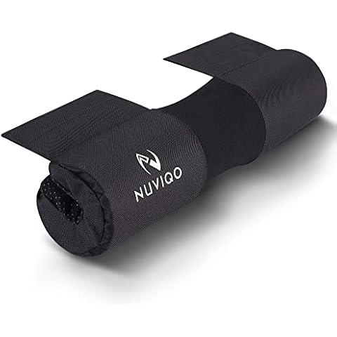 Barbell Pad Squat Pad for Lunges and Squats - Hip Thrust Pad for Standard and Olympic Bars - Provides Cushion to Neck and Shoulders While Training Cover