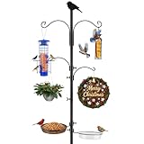 InstyQ 4 Hook Bird Feeding Station Kit,7...