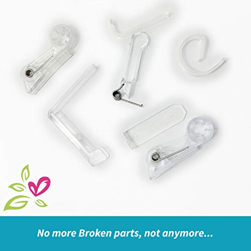 Decostyle, Premium Clear Plastic Tablecloth Clips, Table Cover Transparent Clamps, Picnic Table Holder, Reusables, For Parties, Outdoor, Set Of 6 #TOP3