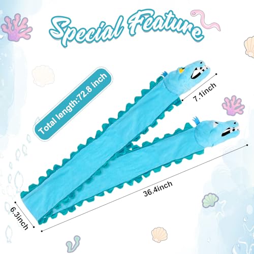 Halloween Eel Scarf Costume Women Accessories Witch 73 inch Long Eel Scarf Halloween Girls Sea Villain Cosplay2