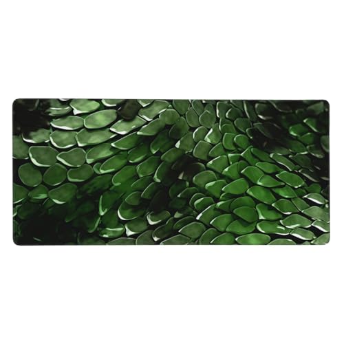 Tapis de souris long XXL antidérapant avec bords cousus renforcés
