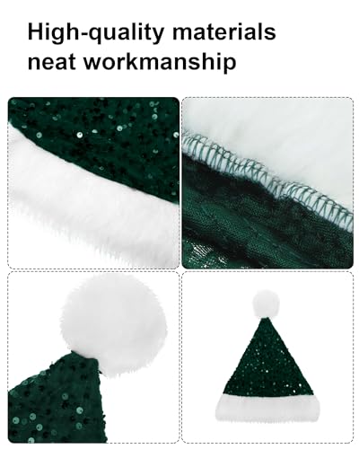 Disfraz de Mama Noel para Mujer con Vestido de Navidad Gorro y Medias 3