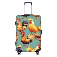 Housse Protection Valise Teckel Weiner Lavable Anti-Rayures - Taille M (55,9-61 Cm) Blanche