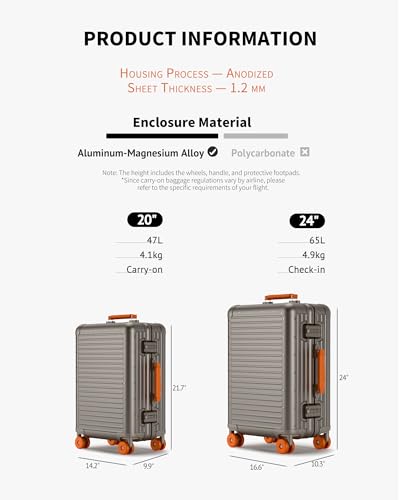 Varyleap All Aluminum Suitcase