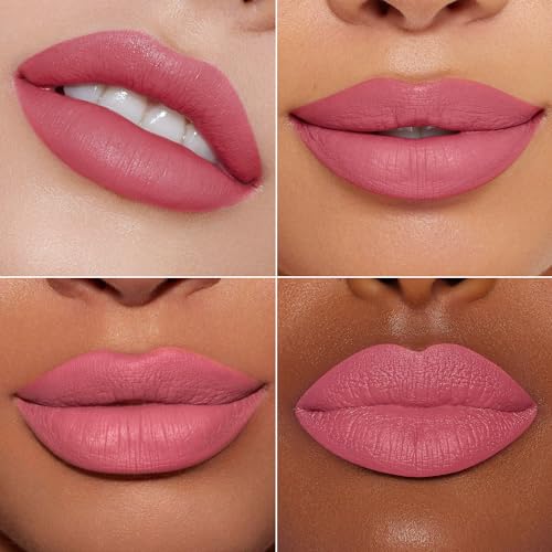 Image of MAKI YIKA Pink Lipstick Matte for Women Color Stay Long Lasting Lipsticks