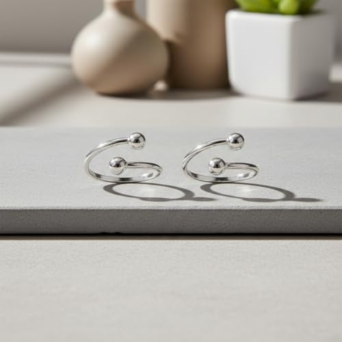 Image of Parnika 925 Top Openable Silver Toe Rings in Pure 92.5 Sterling Silver for Women | Chandi Bichiya Bicchiya | Metti |