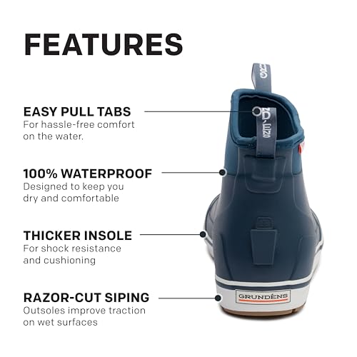 Image of Grundens Men's DECK-BOSS Ankle Boot | Durable, Waterproof