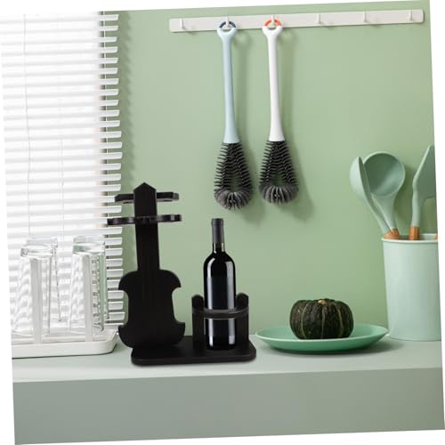 Support bouteille vin intérieur armoire violon Hohopeti pour cadeau - 3