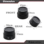 Amavoler-Rear-Axle-Nut-CoverFront-Axle-Nut-Cover-Axle-Caps-Fit-for-Harley-Softail-Electra-Road-Glide-Sportster