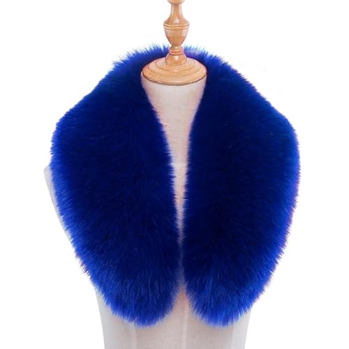 Faux Fur Collar for Women, Detachable Faux Fur Collar Hood Trim Replacement for Winter Coats & Jackets2
