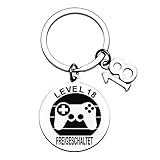 Merclix 18 Geburtstag Schlüsselanhänger 18. Mädchen Geschenke Junge Geschenkideen zum, S, Silber - Jahre