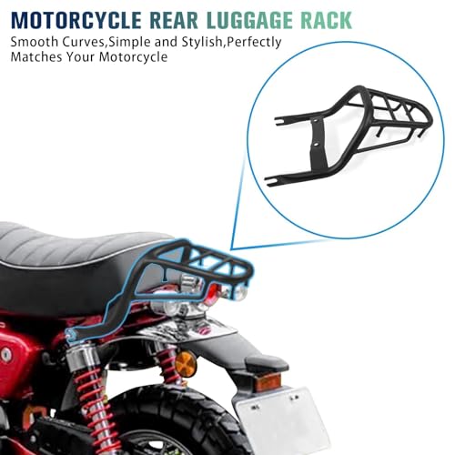Porte-bagages amovible Monkey 125 support de charge rigide - 5