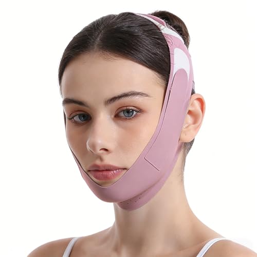 V-Shaped Face Lifting Mask – Jawline Contouring Belt – Neck Reduc...