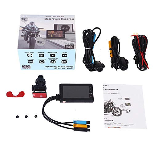 OXOQO Dash Cam per Moto, Aggiornamento 3.0”