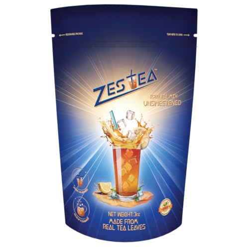 Zestea Unsweetened All-Natural 100% Iced Tea Mix 3oz (makes up to 35 quarts)