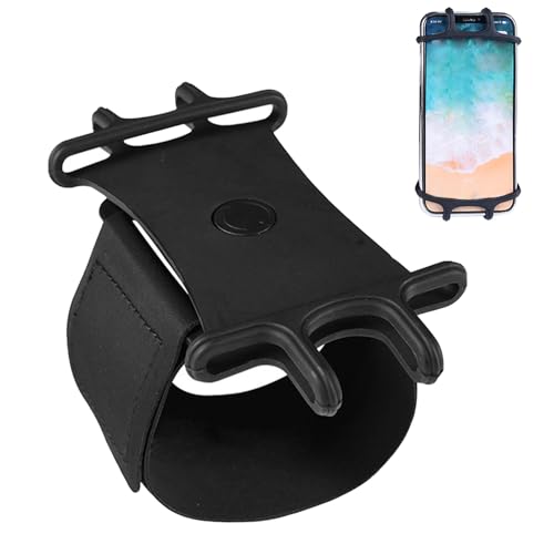 Supporto per telefono da polso fascia da braccio per corsa borsa da mobile girevole a 360 gradi supporto portatile per da e per arrampicata e uomo donna leggero