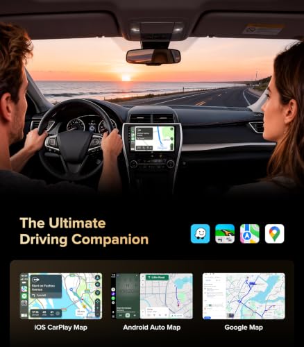 ApexNav 10"CarPlay Android Auto Car Radio For Toyota Camry LE/SE/XLE(15-17) - image 4
