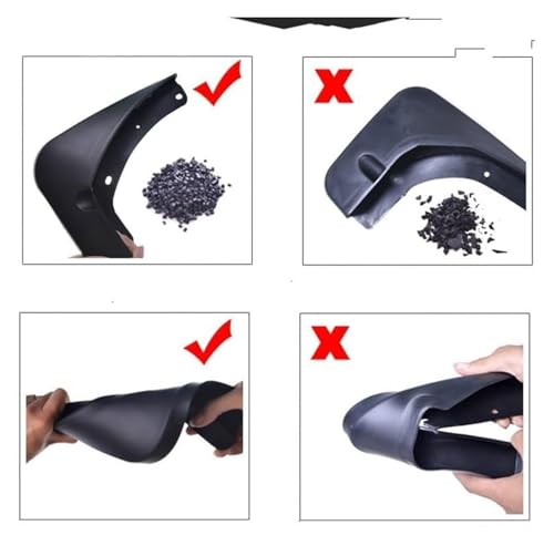 Garde-boue bavettes pour Outlander PHEV : kit de protection auto - 5