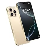 COTSRGT Smartphone I16 Pro Max 5G Android 14, Telefoni Cellulari Sbloccati, 16GB RAM, 1TB ROM, Schermo HD Da 7,3'', Fotocamera Da 72 MP 108 MP, Telefono Cellulare Dual SIM Gratuito,Gold-7.3 Inch