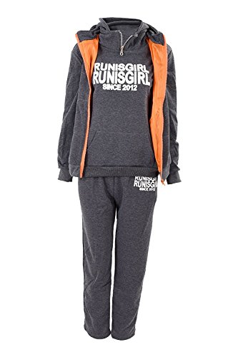 SODIAL(R) da Donna 3 in 1 Sport Tuta (Felpa con