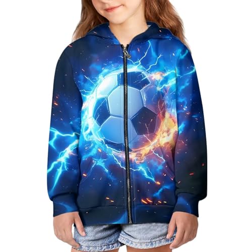 Image of Biyejit Kids Novelty 3D Graphic Printed Hooded Sweatshirt