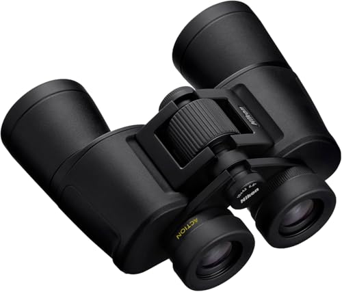 Image of Nikon Action 10x42 Binocular | Multilayer-Coated Nikon Optics, Bright, Wide View, 10x Power, Turn-and-Slide Adjustable eyecups and Tripod-Ready Porro-Prism Design | 10x Magnification, 42mm Objectives, Multicoated Optics, 118.2m /1000m FOV, Turn-and-Slide Eyecups, Tripod-Compatible