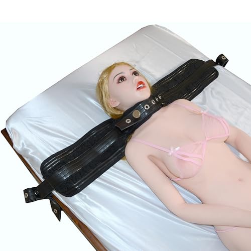 Set de bondage en cuir avec blocage magnétique anti-évasion