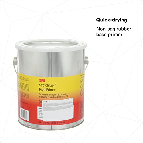 3M Scotchrap Pipe Primer Scotchrap, 1 Gallon (Pack Of 4) #TOP1