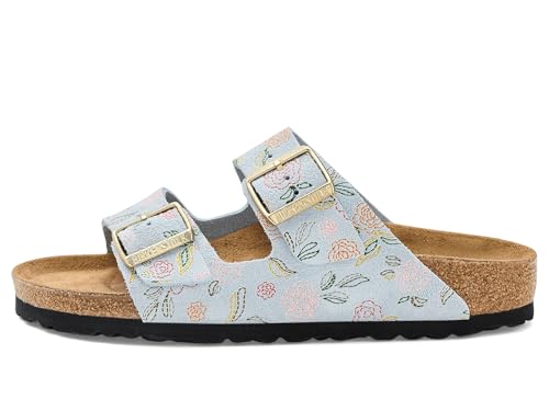 Image of Birkenstock Arizona Flower Print - Suede