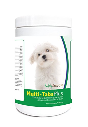Healthy Breeds Maltese Multi-Tabs Plus Chewable Tablets 365 Count