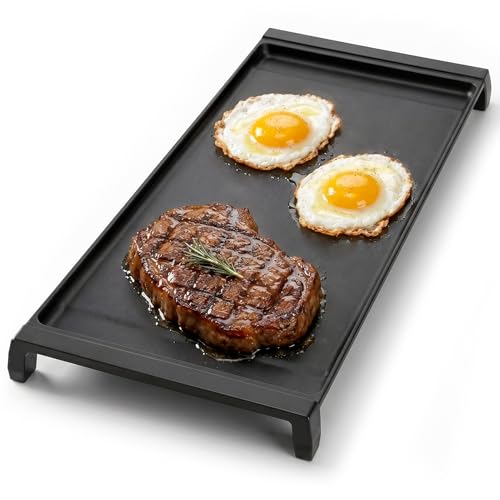 Upgraded WB31X24738 Cast Iron Griddle Replacement for GE Stove Cooktop