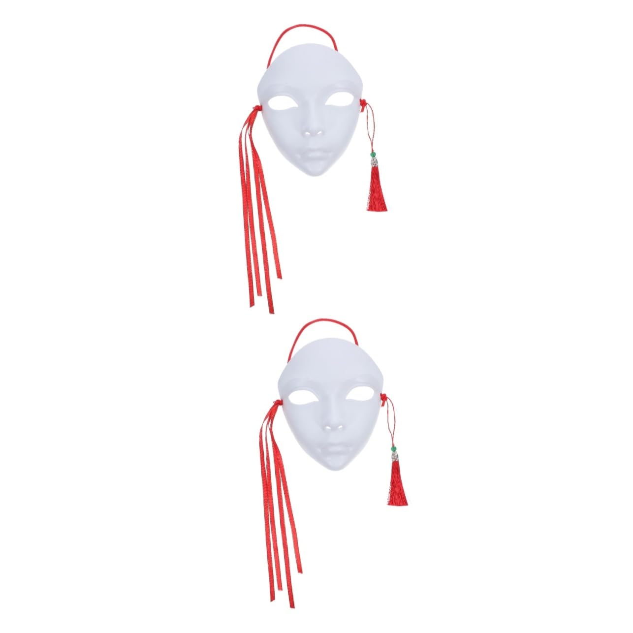 TOYANDONA 2pezzi Maschera Bianca Vuota Per Maschera Da Dipingere Per Cosplay e Festival Di Maschere Per Halloween e Masquerade Creatività e Divertimento Assicurati
