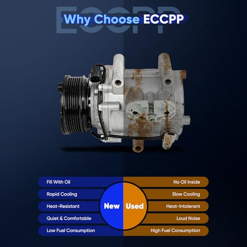 Image of ECCPP AC Compressor 2005 Fit for Chevrolet Equinox 3.4L | Fast Cooling Air Conditioning Compressor