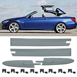 Jaronx Compatible with BMW Convertible Roof Hinge Cover 3' E93 2006-2011,4' F33/M4 F83 2014-2019,4PCS Left and Right Top Roof Molding Trim Cover for BMW 54377184037 54377184038 54377184047 54377184048