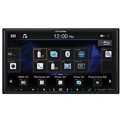 Image of Alpine iLX-407 Shallow Chassis 7-Inch Multimedia Receiver with Apple Carplay and Android Auto