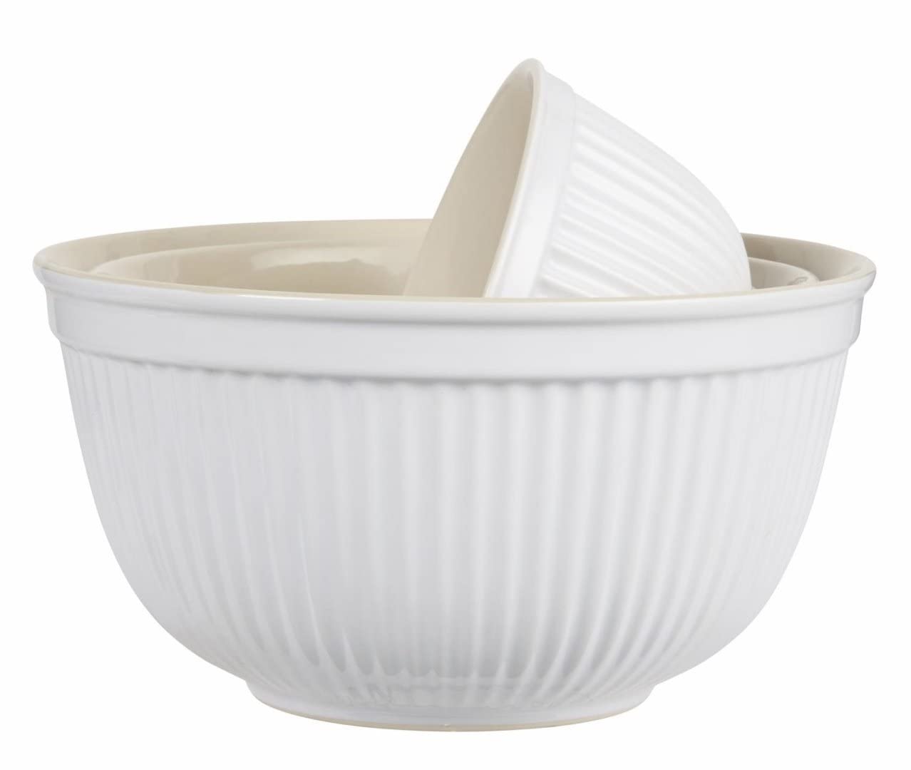 IB Laursen Schalensatz Mynte weiß, 3er Set