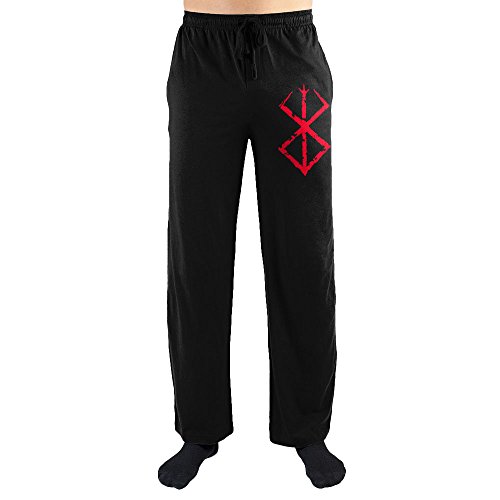 Crunchyroll Berserk Anime Logo Print Men's Loungewear Lounge Pants-Medium