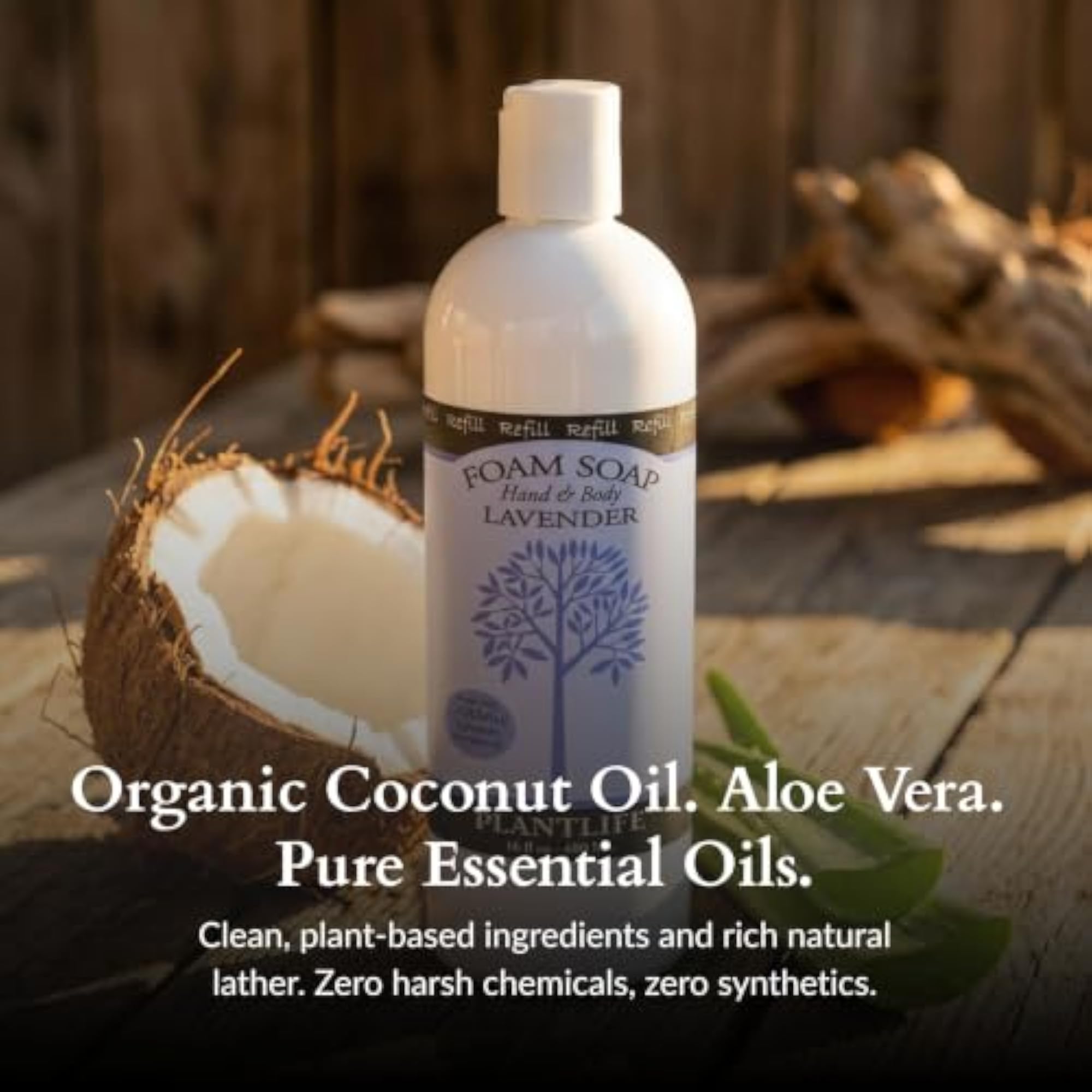 Lavender Hand & Body Foam Soap - 16oz Refill