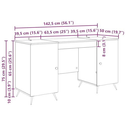 Table de bureau informatique pour ranger vos dossiers encombrants et libérer le salon