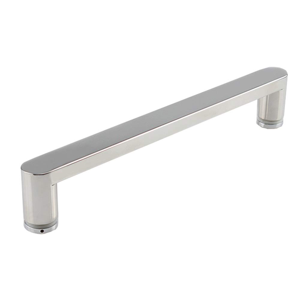 Poignée de porte de douche ergonomique en acier inoxydable pour ouverture facile de verre