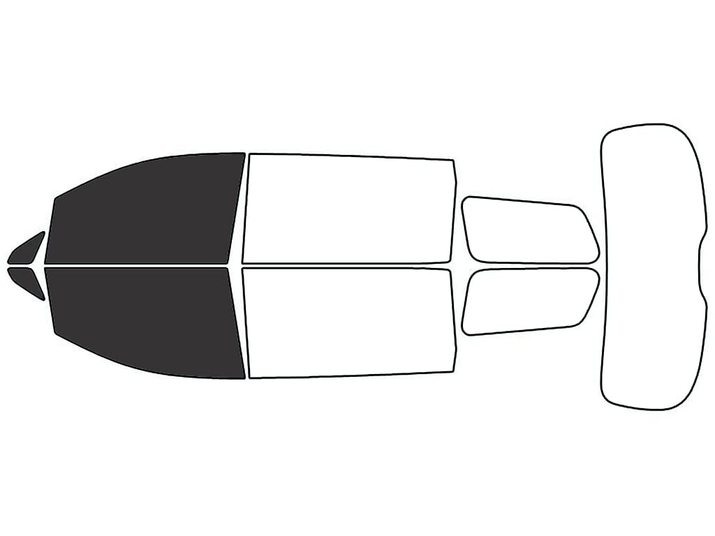 Rvinyl Window Tint Kit Compatible with Kia Sedona 2015-2021 - Front Precut Kit - 20%