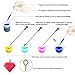 Silicone Resin Mold for Jewelry Casting,DIY Crystal Pendant Epoxy Resin Making Kit for Resin Casting Beginner (174pcs)