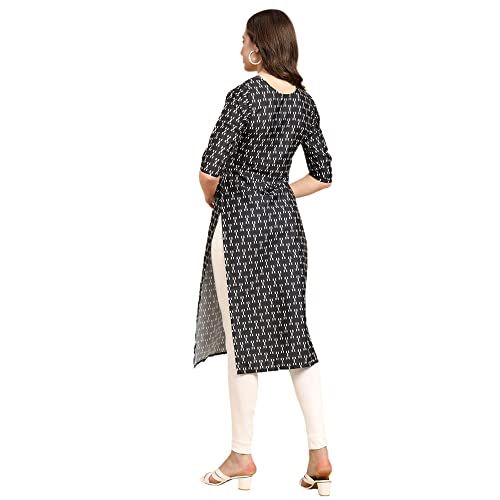 Image of Pinkmint Women's Crepe Digital Printed Straight Kurta