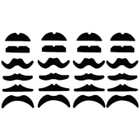 Algopix Similar Product 6 - Haawooky 24 PCS Fake MustachesMustache