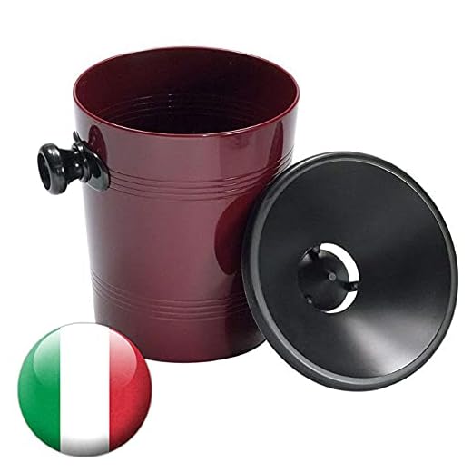 Crachoir individuel bordeaux 1 litre