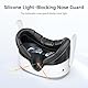 AMVR Verbessertes Komplettes Lüftungsdesign Comfort Face Pad Facial Interface Cover Kompatibel mit Meta/Oculus Quest 3S Zubehör,Patentierter Z-förmiger Maskenhalter,with PU/Ice Silk Cotton Cushion