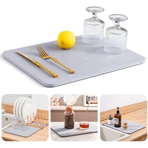 WALL QMER Diatomaceous Earth Drying Mat Cover