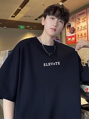 Image of Rigo Printed Oversized T-Shirts for Men | Drop Shoulder T-Shirt for Men